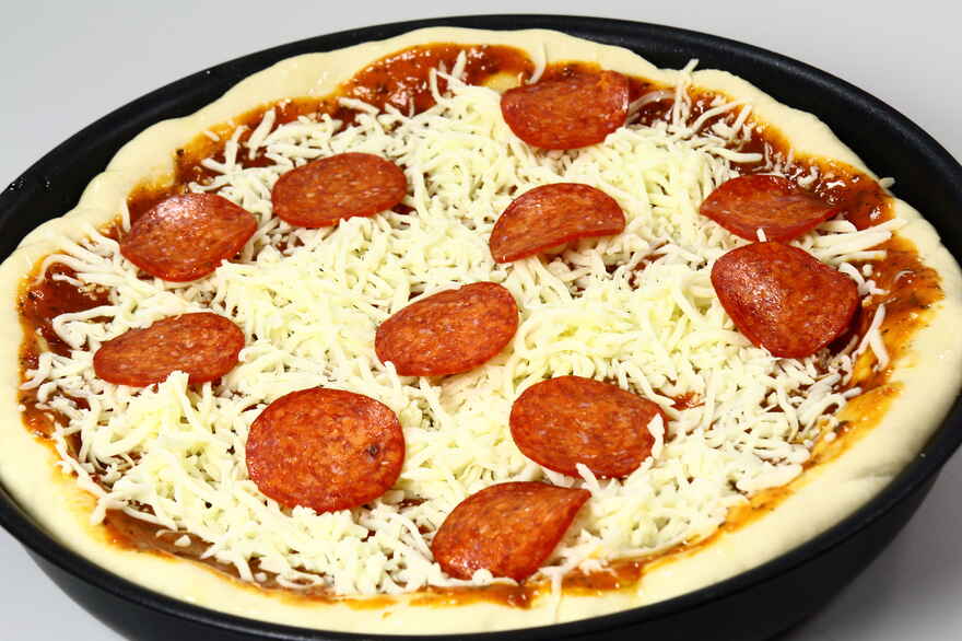 Deep pan pizza ... klik for at komme tilbage