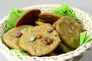 Cookies med Smarties