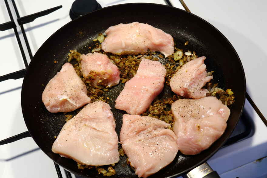 Korma med kylling ... klik for at komme tilbage