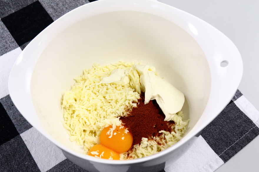 Welsh Rarebit med æg og mozzarella ... klik for at komme tilbage