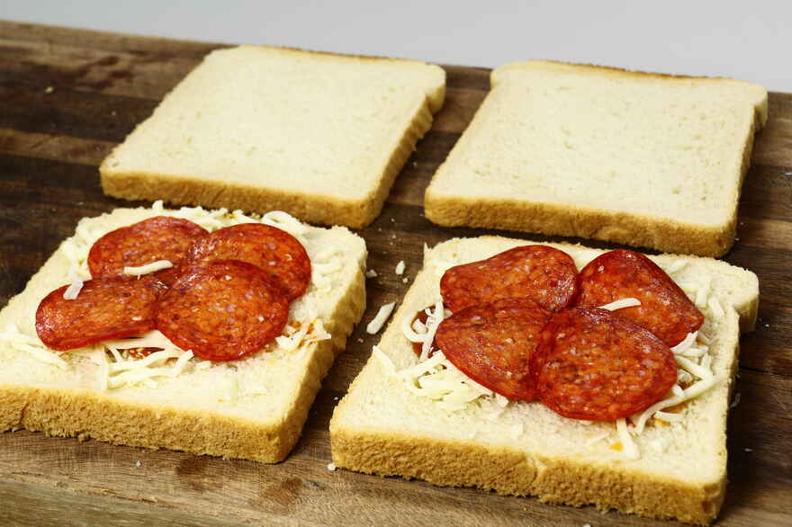 Pizza sandwich ... klik for at komme tilbage