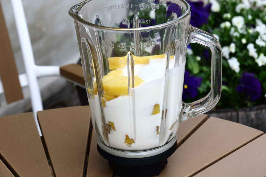 Ananassmoothie - Ananas smoothie ... klik for at komme tilbage