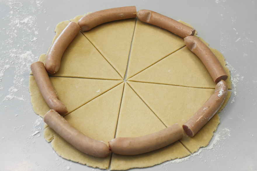 Pølsehorn uden gær ... klik for at komme tilbage