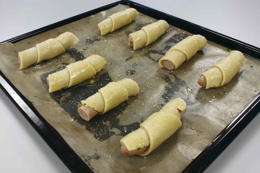 Pølsehorn uden gær ... klik for at komme tilbage