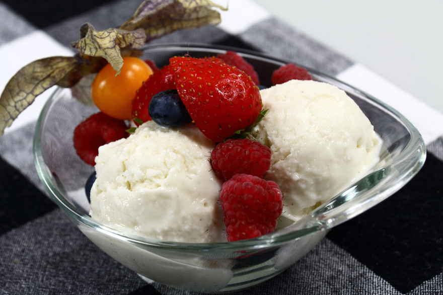 Frozen yoghurt - Hjemmelavet yoghurtis ... klik for at komme tilbage