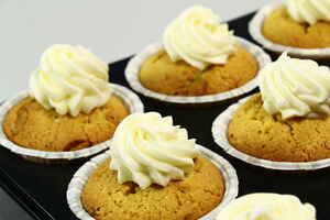 Appelsin cupcakes med hvid chokolade, billede 4