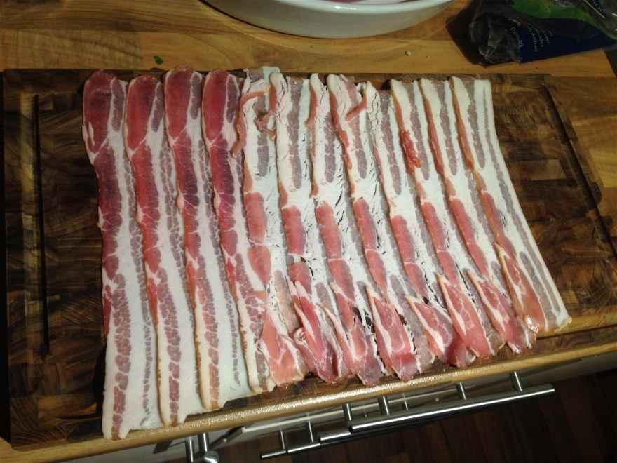 Fyldt svinemørbrad med persille og bacon ... klik for at komme tilbage