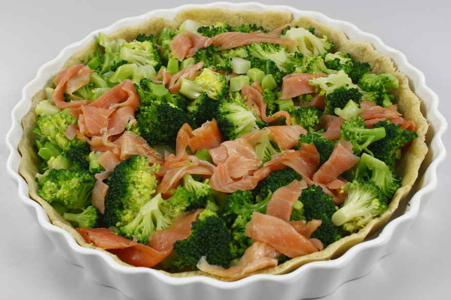 Broccolitærte med laks ... klik for at komme tilbage