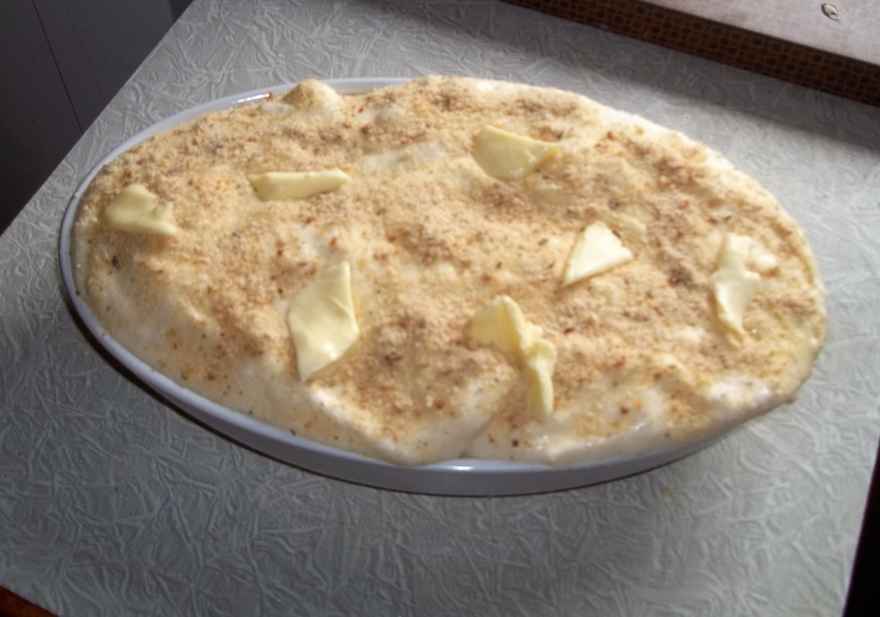 Blomkålsgratin med rejer - fedt reduceret ... klik for at komme tilbage