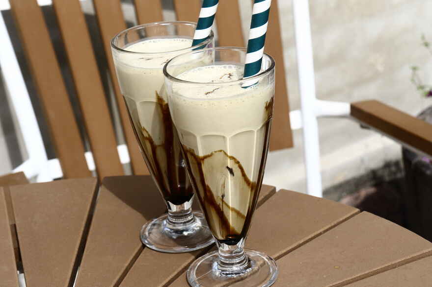 Lakrids milkshake ... klik for at komme tilbage