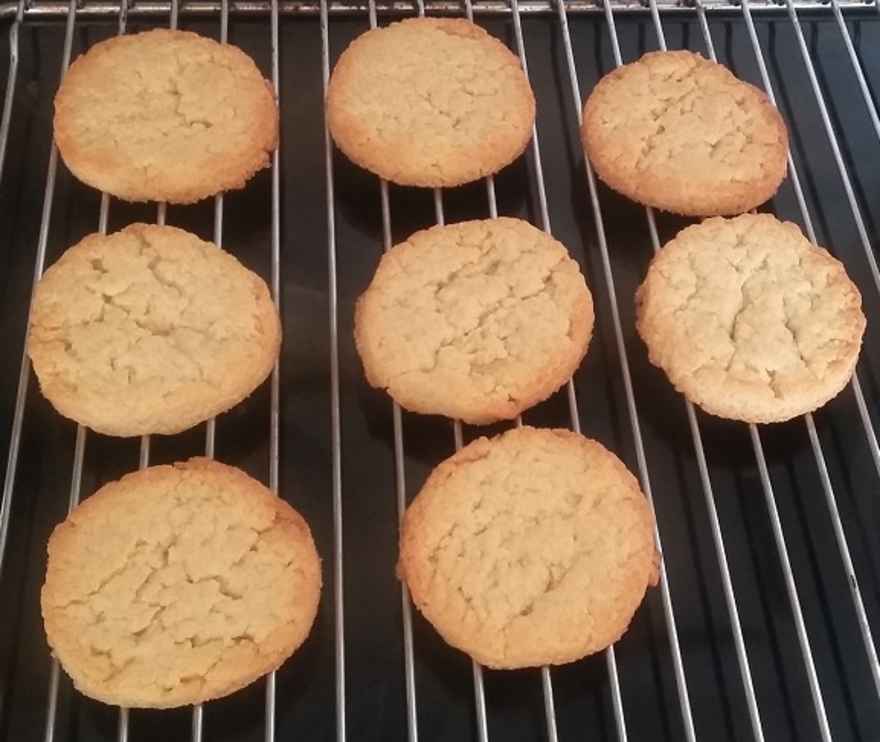 Småkager med chokolade karamel og hvid chokolade ... klik for at komme tilbage