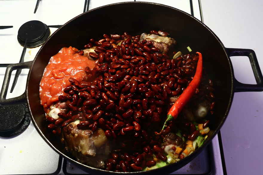 Chili con carne med oksehale ... klik for at komme tilbage