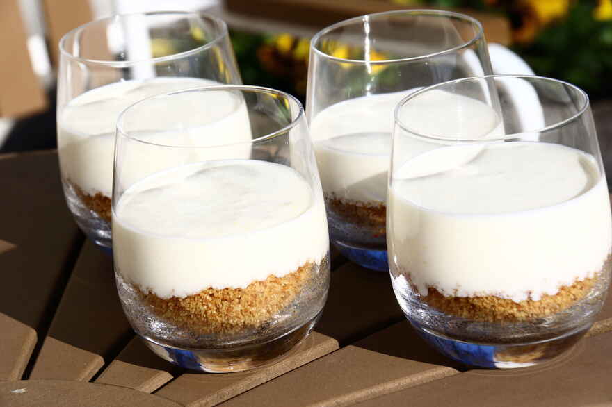 Cheesecake i glas  ... klik for at komme tilbage