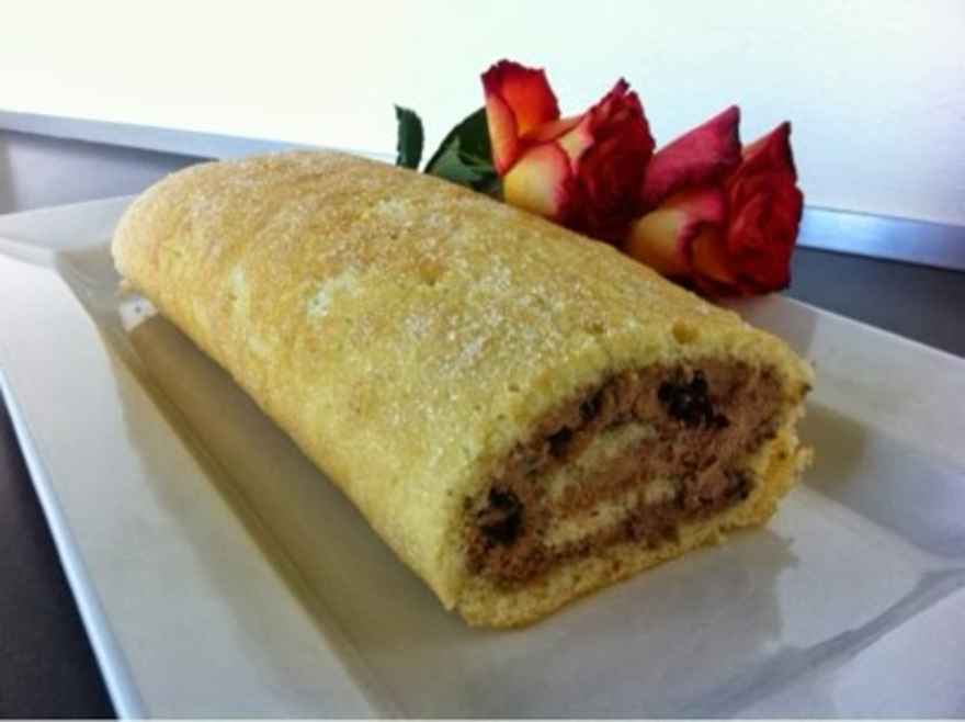 Roulade med chokolademousse ... klik for at komme tilbage