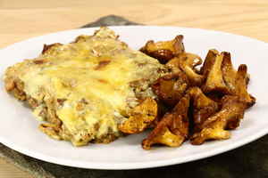 Kantarellasagne, vegetarisk
