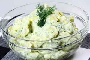 Kartoffelsalat med dild, billede 4