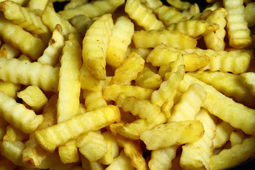 Frosne pommes frites i airfryer ... klik for at komme tilbage