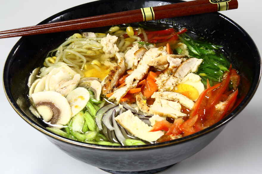 Ramen nudelsuppe ... klik for at komme tilbage