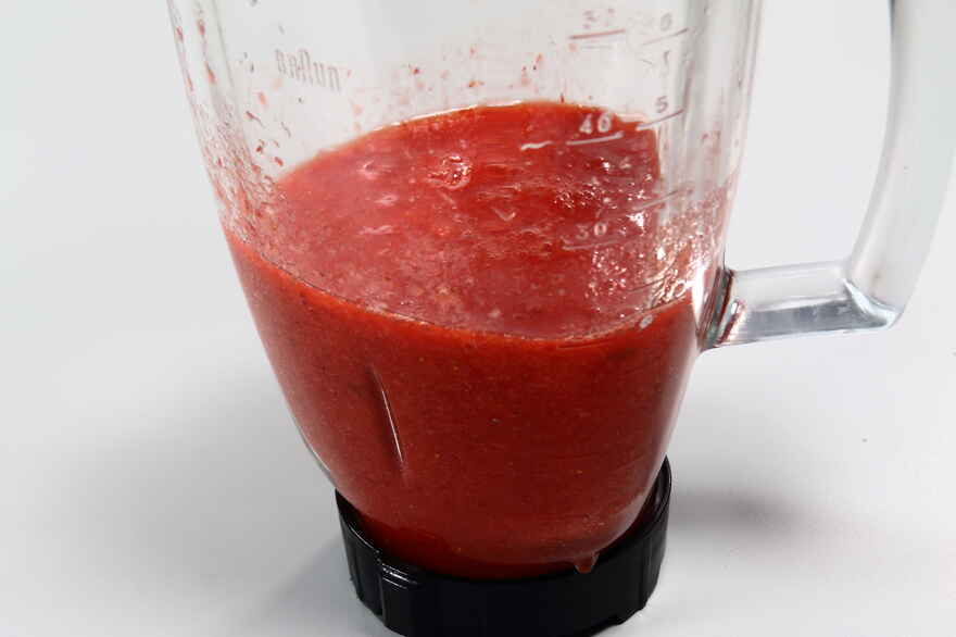 Jordbærsorbet ... klik for at komme tilbage
