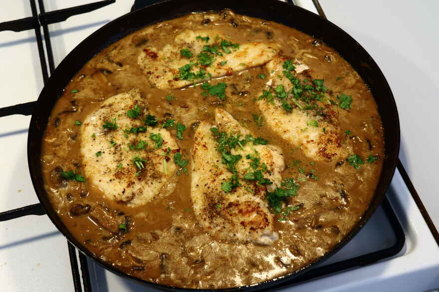 Kylling Marsala ... klik for at komme tilbage