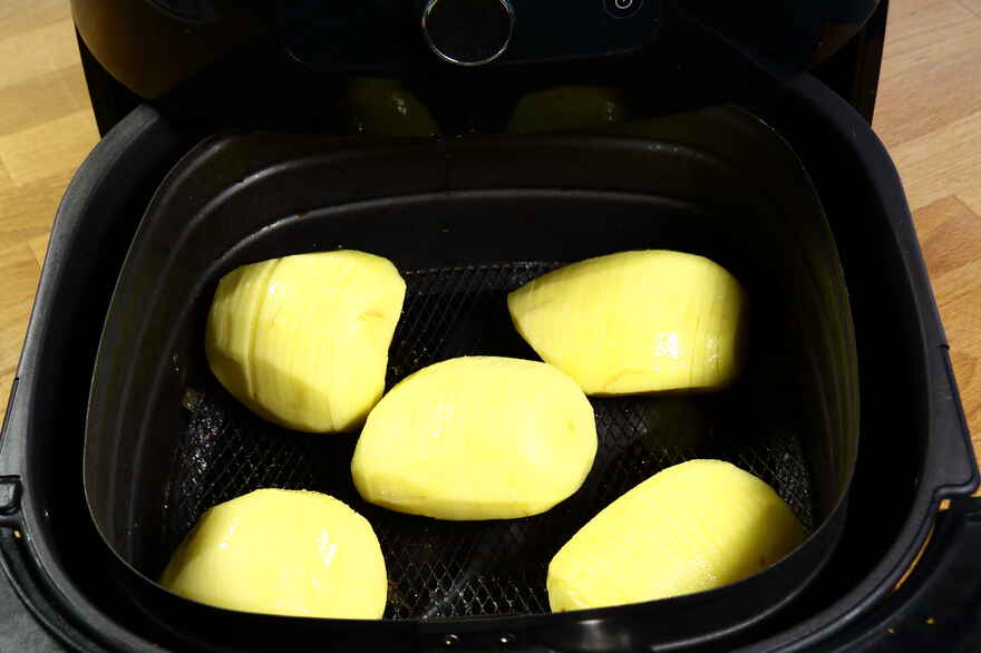 Hasselback Kartofler i airfryer ... klik for at komme tilbage