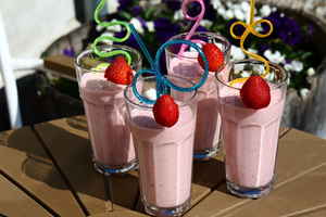 Jordbærmilkshake - Jordbær milkshake, billede 4