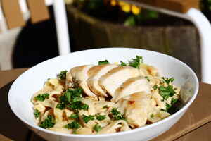 Pasta Alfredo med kylling, billede 4