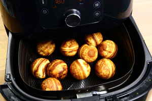 Æbleskiver i airfryer, billede 4