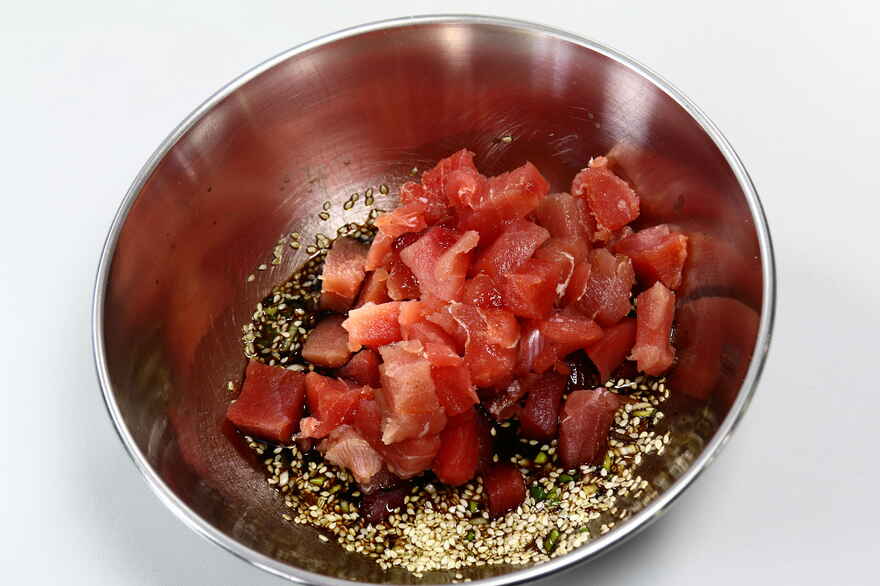 Poke bowl med tun ... klik for at komme tilbage