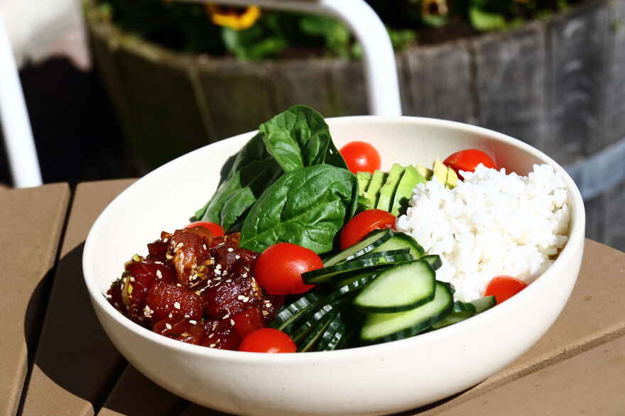 Poke bowl med tun ... klik for at komme tilbage