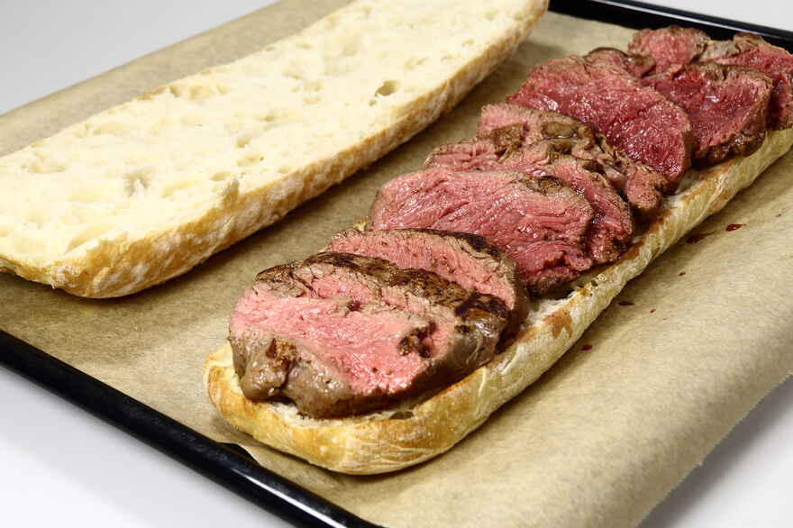 Steaksandwich ... klik for at komme tilbage