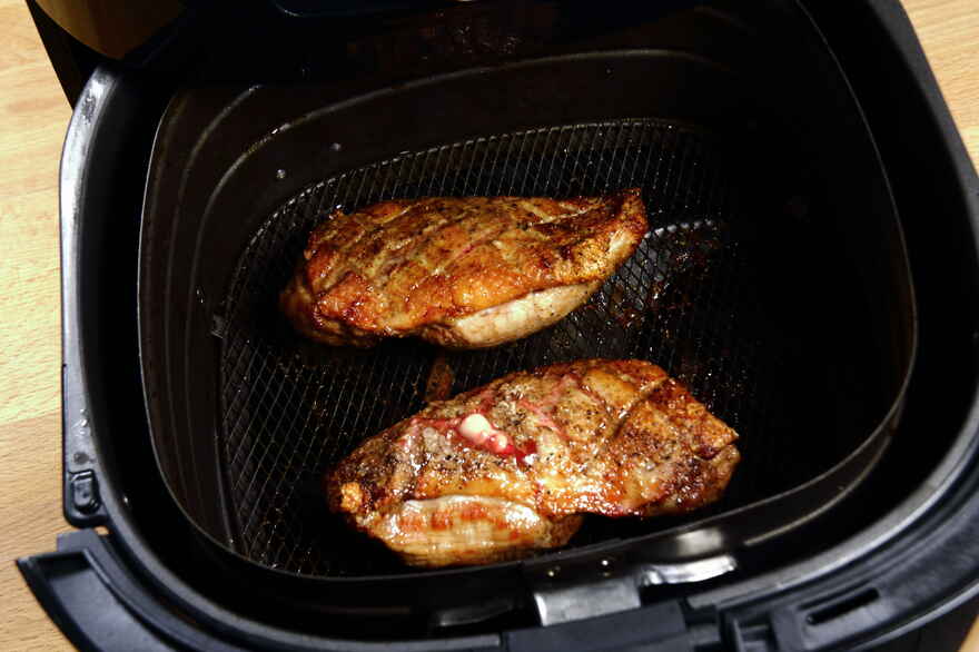 Andebryst i airfryer ... klik for at komme tilbage