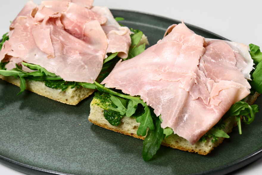 Focaccia sandwich ... klik for at komme tilbage