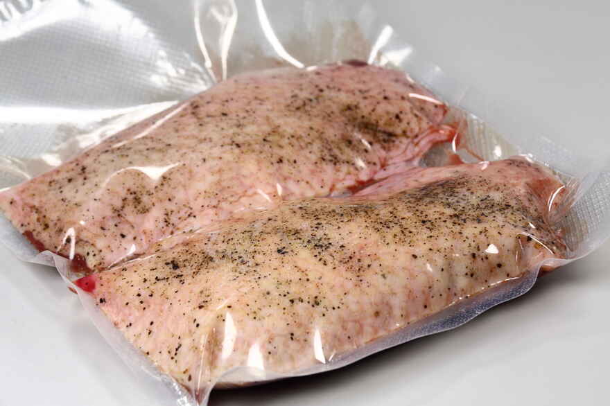 Confiteret andebryst sous vide ... klik for at komme tilbage