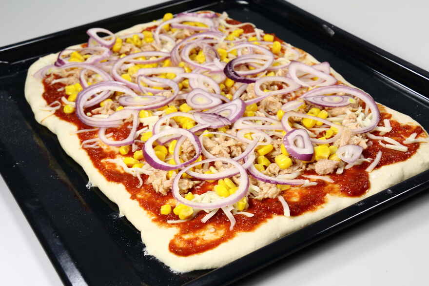 Pizza med tun - Tunpizza ... klik for at komme tilbage