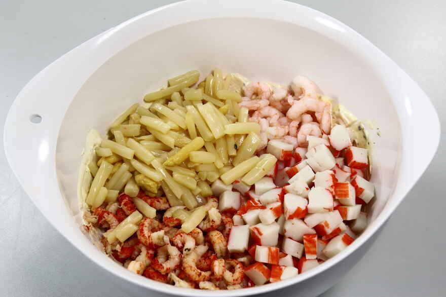 Skaldyrssalat ... klik for at komme tilbage