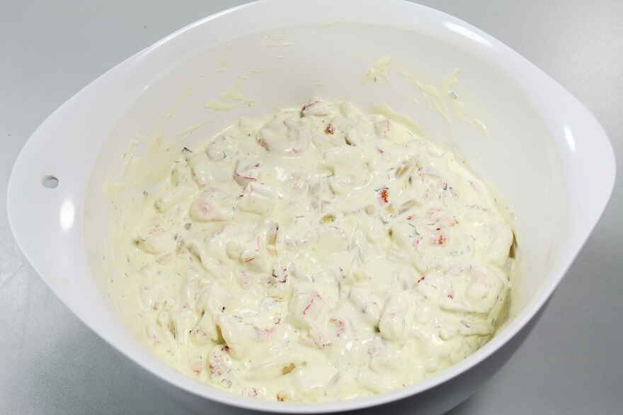 Skaldyrssalat ... klik for at komme tilbage