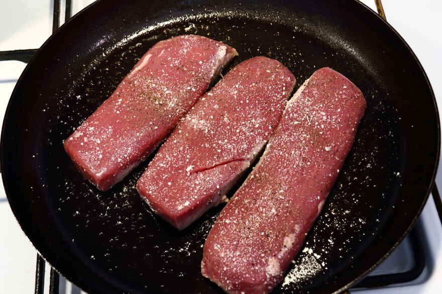 Stegt lammefilet på pande ... klik for at komme tilbage