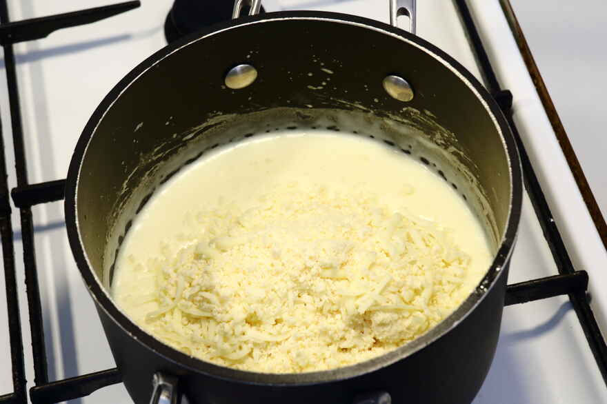 Pasta med ostesovs ... klik for at komme tilbage