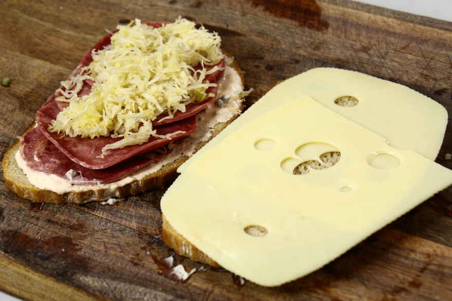 Reuben sandwich ... klik for at komme tilbage