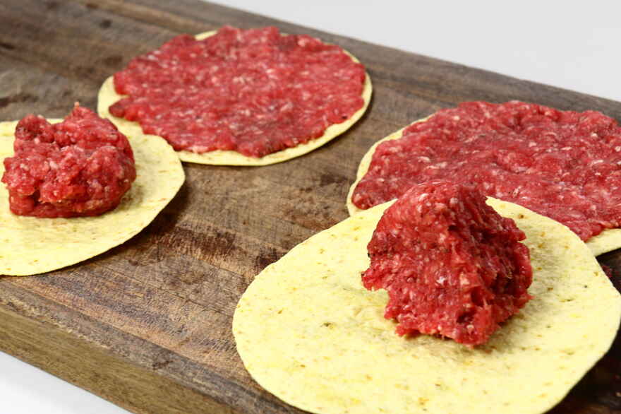 Cheeseburger tacos ... klik for at komme tilbage