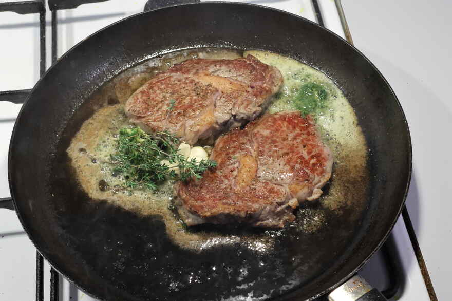 Ribeye på pande ... klik for at komme tilbage