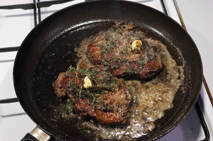 Ribeye på pande ... klik for at komme tilbage