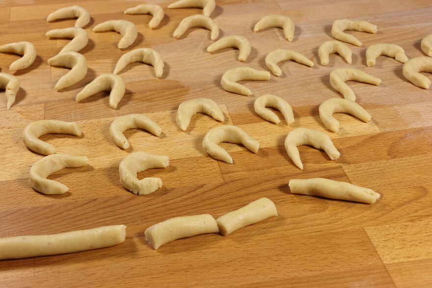 Vanillekipferl - Tyske vaniljehorn ... klik for at komme tilbage