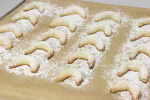 Vanillekipferl - Tyske vaniljehorn, billede 4 Vanillekipferl - Tyske vaniljehorn, billede 4