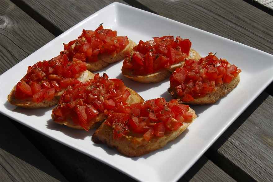 Tomatbrød ... klik for at komme tilbage