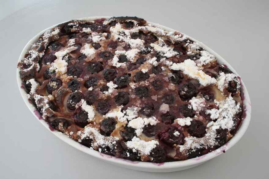 Fransk kirsebær dessert - Clafoutis ... klik for at komme tilbage