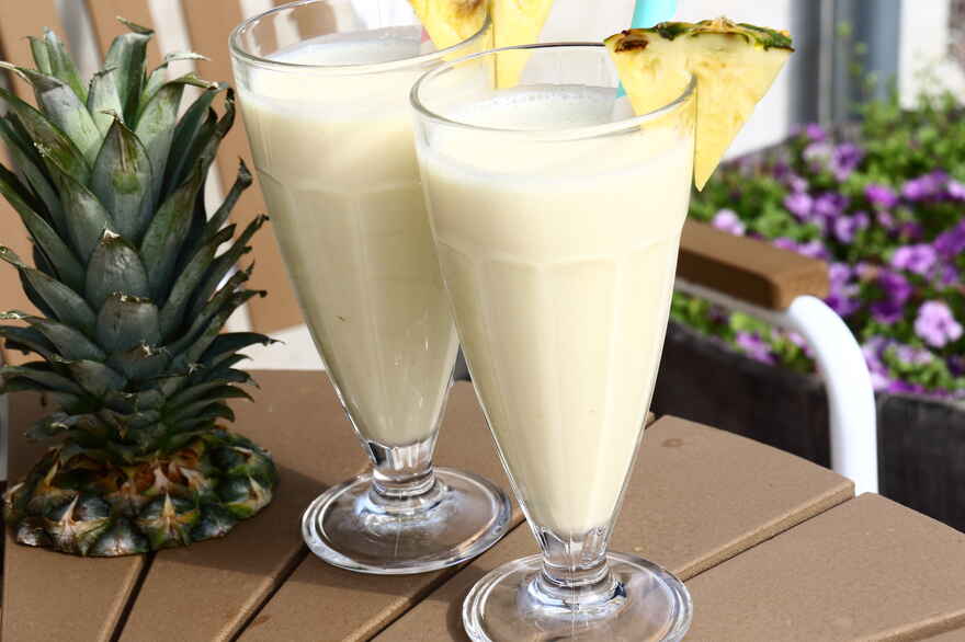 Ananas milkshake ... klik for at komme tilbage