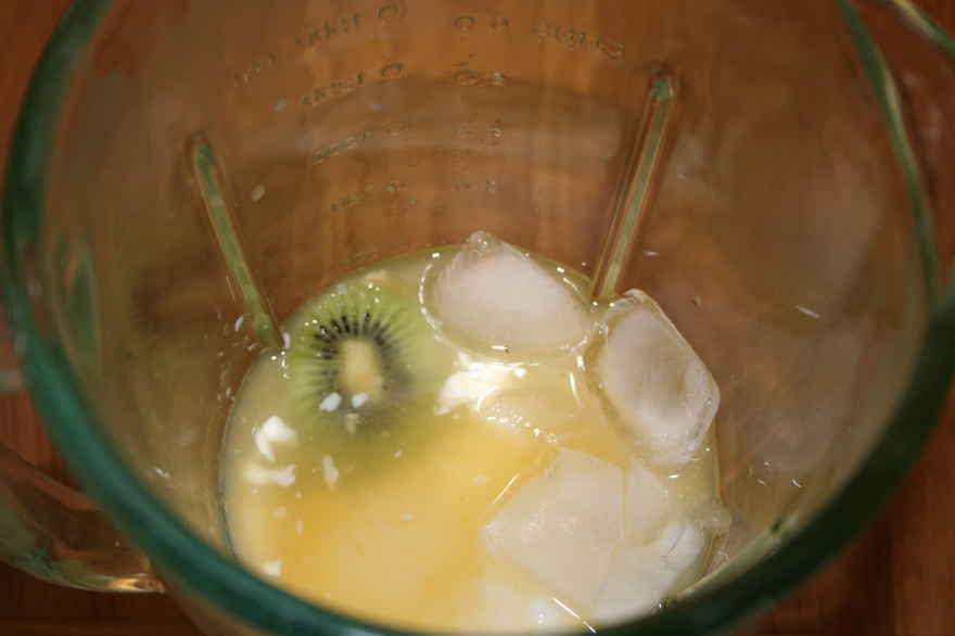 Fedtfattig Kiwi milkshake  ... klik for at komme tilbage