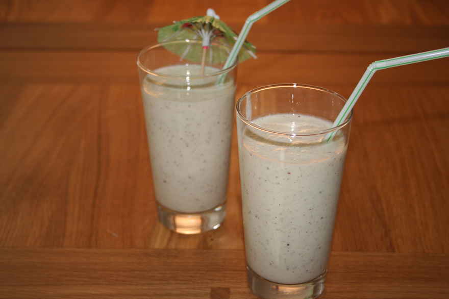 Fedtfattig Kiwi milkshake  ... klik for at komme tilbage